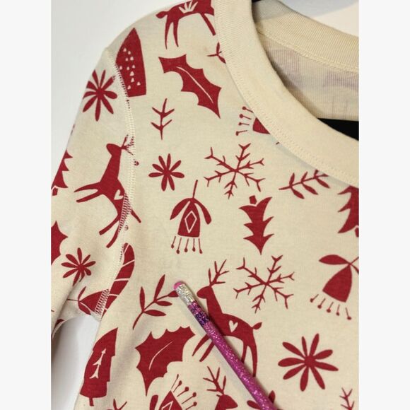 Hanna Andersson Women's 2PC holiday Christmas Pajamas Size Small - flawed - Picture 8 of 14